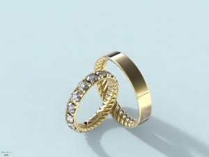 Выбираем изысканные обручальные кольца