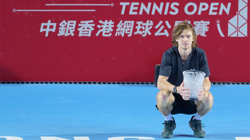 Российский теннисист Рублев выиграл турнир ATP в Гонконге