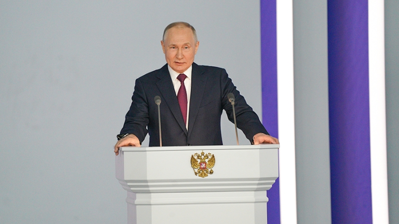 Кремль назвал дату обращения Путина к Федеральному собранию
