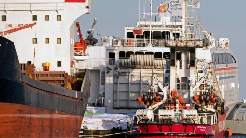 Война в Газе: первое судно с гуманитарной помощью вышло с Кипра; "Хезболла" и ЦАХАЛ обменялись ударами